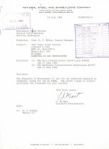 MV ELWHA Submittal of ABS Certificates