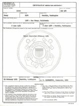 Certificate, Inspection