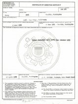 Certificate, Inspection