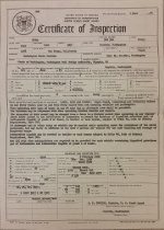 Certificate, Inspection