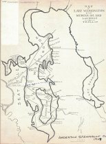 Map of Lake Washington and Mercer Island Landings