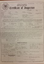 Certificate, Inspection