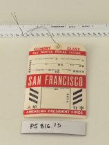 American President Lines Luggage Tag