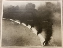 US Destroyers creating smoke screen