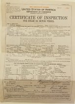 Certificate, Inspection
