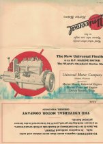 The New Universal Flexifour 9-15 H.P. Marine Motor, The World's Standard Marine Motor