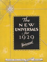 The New Universals for 1929