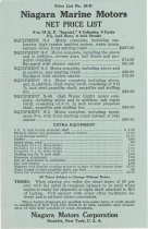 Niagara Marine Motors Net Price List