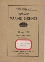 Parts Price List: Lycoming Marine Engines Model UE