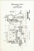 Kermath Marine Motors: Dimension Print