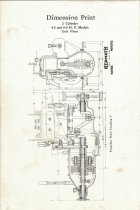 Kermath Marine Motors: Dimension Print