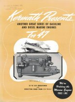 Kermath Presents Another Great Series of Gasoline and Diesel Marine Engines for '47