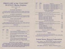 Falcon: The Most Advanced 10-15 H.P. Marine Engine, Price List No. 2-M