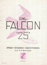 The Falcon '25': Speed - Stamina - Smoothness 20-25 H.P. Marine Engine