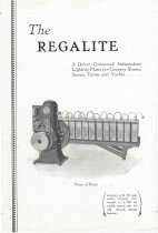 The Regalite: A Direct-Connected, Independent Lighting Plant for Country Homes, Stores, Farms and Yachts....
