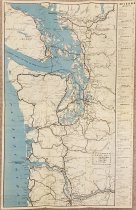 Map of the Puget Sound Country: Western Washington and Adjacent Portions of