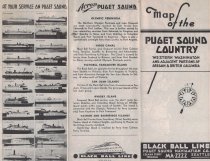 Map of the Puget Sound Country: Western Washington and Adjacent Portions of Oregon & British Columbia