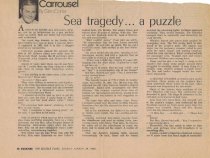 Sea Tragedy...A Puzzle