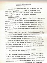 Articles of Copartnership between Joe F. Boles, owner of Harbor Island Ferries, and Irving Frank