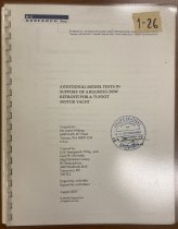 Additional model tests in support of a bulbous bow retrofit for a 75-foot motor yacht