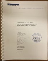 Model Tests of an 86-foot Motor Yacht Designed by Edwin Monk & Son Naval Architects