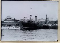 Seattle waterfront, SS Columbia & SS Suveric