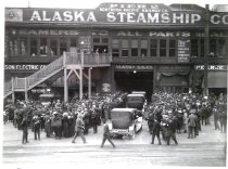 Seattle Waterfront, Alaska Steamship Dock.