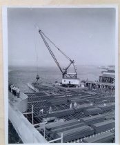 Seattle waterfront, Pier 53 (Colman Dock) rennovation 1964