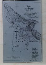 Seattle map, 1855-56