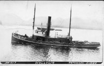 Steam tug Wallowa in Ketchikan, postcard