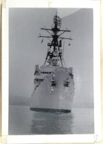 USS Buchanan from Todd Shipyard in Puget Sound, 1959