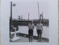 Ted and Karl on Hazel Foss, summer 1951