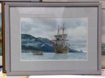 Vitus Bering along the coast, by Mark Myers