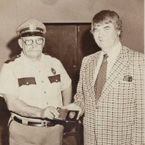 "Doc" Palmer and Police Chief Bob Hamilton (ca. 1965-1975)