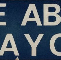 1983 Dave Abel For Mayor bumper sticker