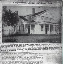 1938 newspaper article about Van Trees house