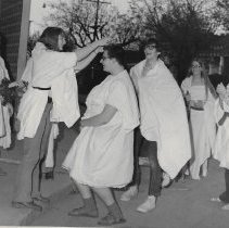 Ceil Billings and others in the WHS Latin Club (1972)