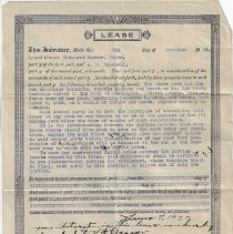 1921 lease of building at 212 S. Meridian Street