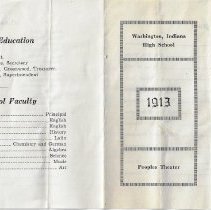 1913 Washington High School Commencement