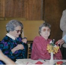 Katy Yarbrough & Sarah (Monts) Johnson at 60 year reunion of WHS class of