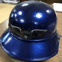 WWII German Air Raid Helmet.