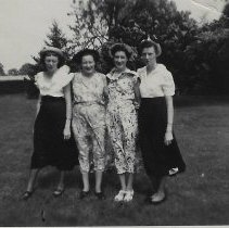 June, Edna, Dorothy & Virginia Roberts (ca. 1945-1955)