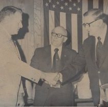 Don Gress, Flavian Myers with Kiwanis (1973)