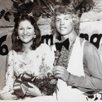 1976 Barr Reeve High School prom royalty, Gary Knepp & Susie Smith