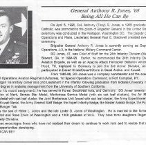 Newspaper article about Anthony R. Jones