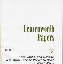 1985 book about WW II tank destroyer battalions