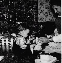 Bingham family at Christmas (1950)