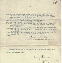 1893 deposition of Paul Miller