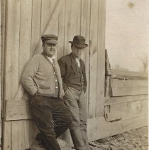 Dr. Perry Baldwin and another man (ca. 1910-1915)