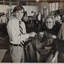 Burt Fitzgerald & others at Superior Steel Ball plant (ca. 1975-1985)